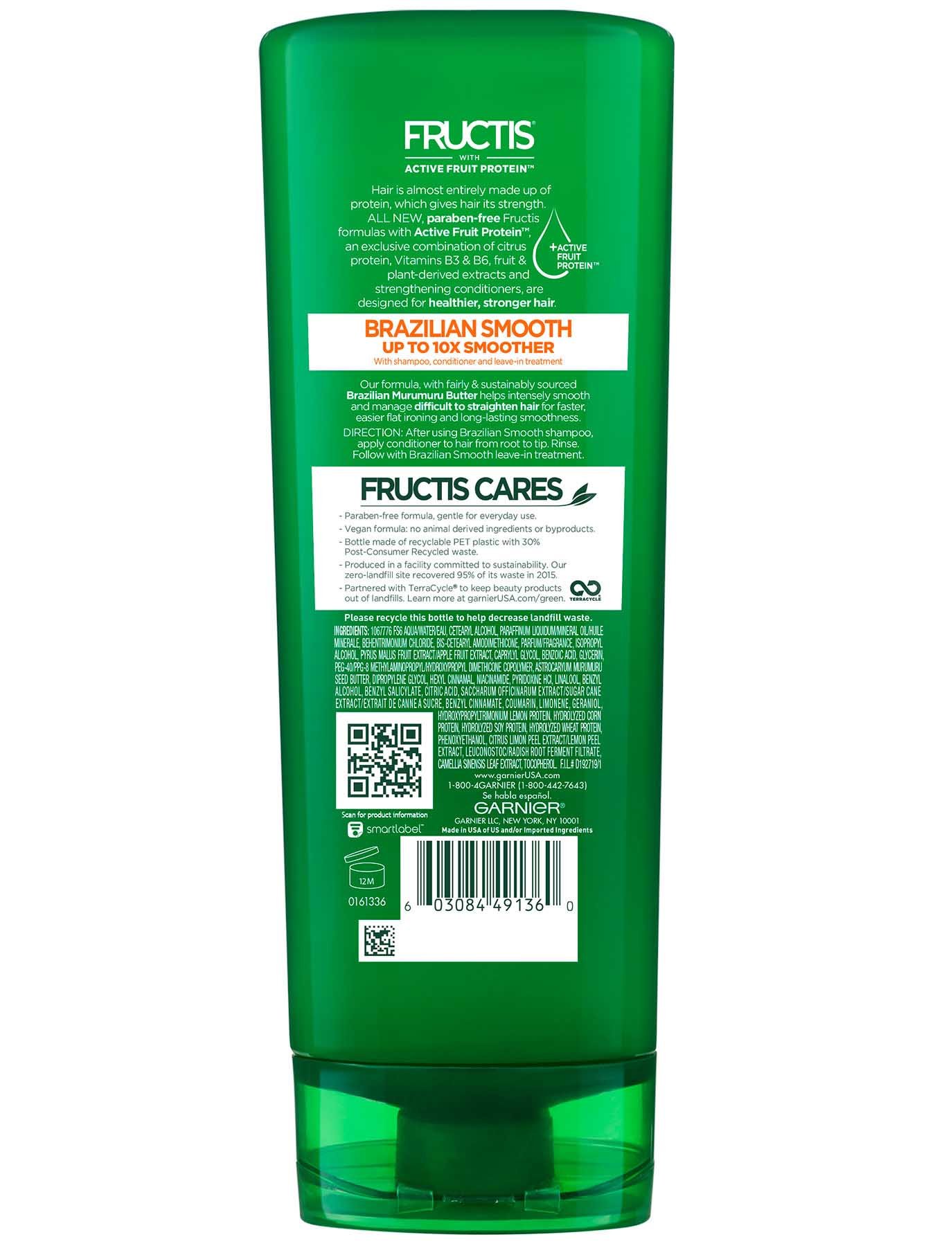 Back view of Sleek & Shine Brazilian Smooth Conditioner.